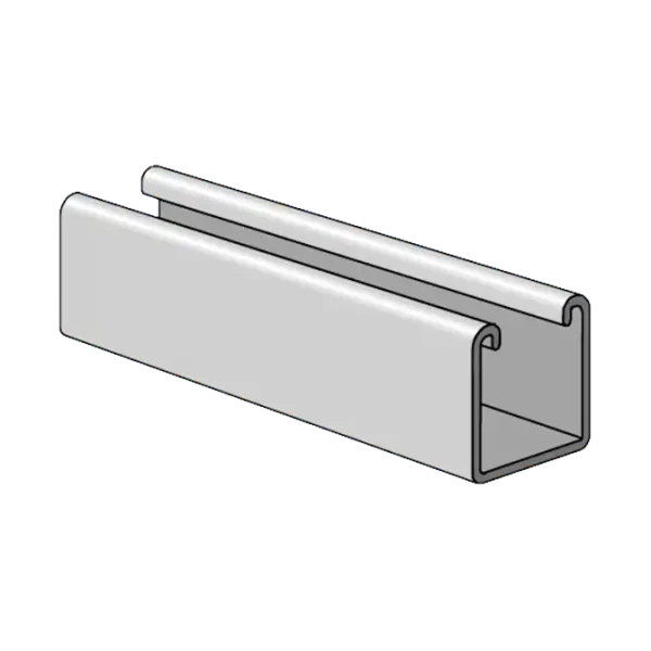 P1000 Unistrut Channel - 41x41mm 2.5mm 6M Standard Profile for Industrial Applications