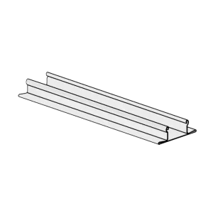 P1184 pvc grey Wiring Channel Strut x 42 x 2500mm 0.5mm - PVC grey finish