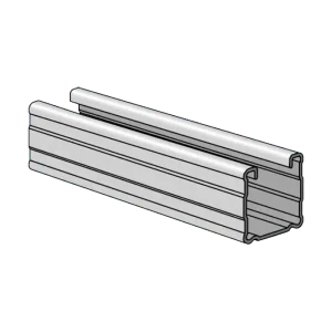 P2000 1.6 Wiring Channel Strut 41 x 41 x 5000mm 1.6mm - PG finish - for Electrical Wiring Management
