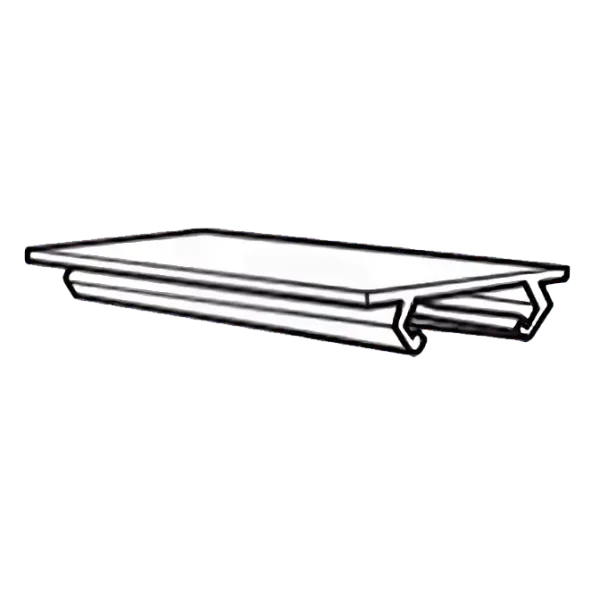 P8184 pvc white Wiring Channel Strut 19 x 76 x 3000mm 0.5mm - PVC finish