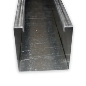 P8000 - Channel Steel Trunking Unistrut 76 x 76 x 3000mm 0.8mm - PG finish - for Electrical Wiring Management