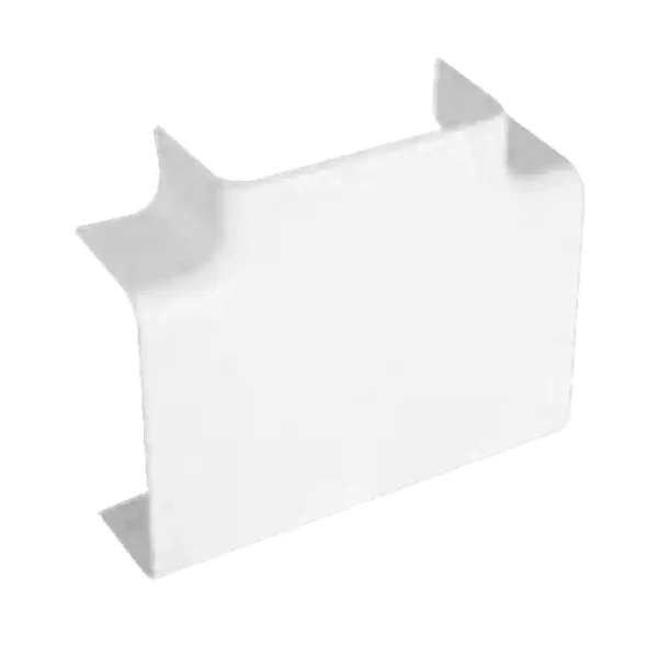 Flat Tee 16 X 16mm PVC Trunking White (YT1- FT)